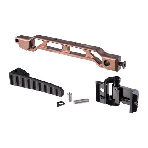 JMACs 8-tums Armbar med vikbar buttplate och 1913 Folding Mech är lätt, modulär och robust, med integrerad QD Sling Socket och 7075 T6 aluminium.