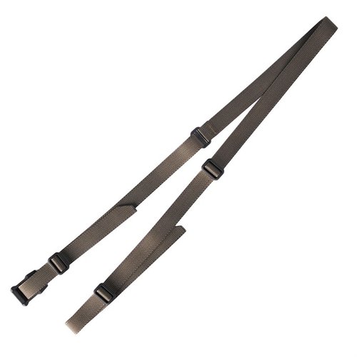 MS1 Lite Sling är en kompakt och lätt sling med 1" webbing som minimerar bulk, rullning och twisting, perfekt för smidigt bärande av lätta vapen.