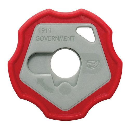 Med 1911 SMART WRENCH kan du enkelt ta bort barrel bushing utan att få en fjäder i ansiktet. Innovativ design fångar recoil spring plug och den halkfria ytan gör det lätt att använda.