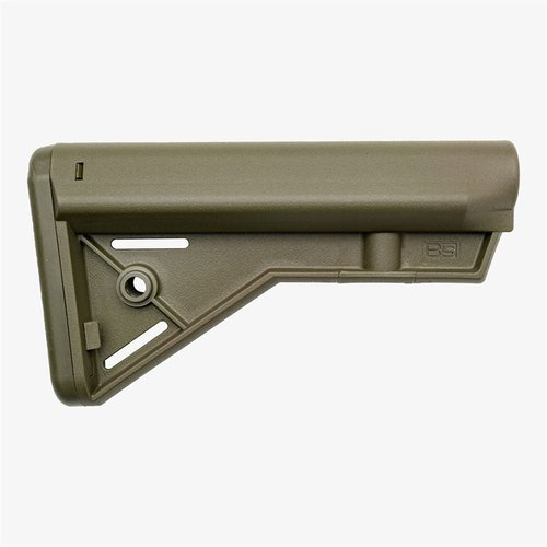 B5 Systems Bravo-C är en ergonomisk fast buttstock med anti-rotational QD sling mounts, dämpad bakdel och tillverkad av Mil-Spec material för hållbarhet.