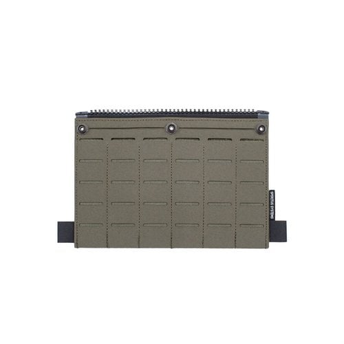 Back Panel MOLLE Flap i rangergrön erbjuder sex MOLLE-kolumner för att enkelt fästa pouches ovanför huvudfacket, perfekt för LV/119 Assault Panel Core.