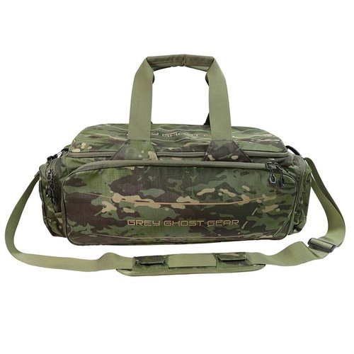 Upptäck Grey Ghost Gear's LARGE RANGE BAG i MultiCam Tropic! 🛠️ Perfekt för jakt och skytte med gott om plats för all din utrustning.