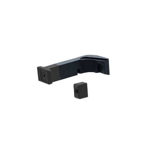 Strike Industries Mag Release för GLOCK Gen 1-3 har utbytbara knappar, aggressiv textur för bättre grepp och en hybriddesign i aluminium och polymer.