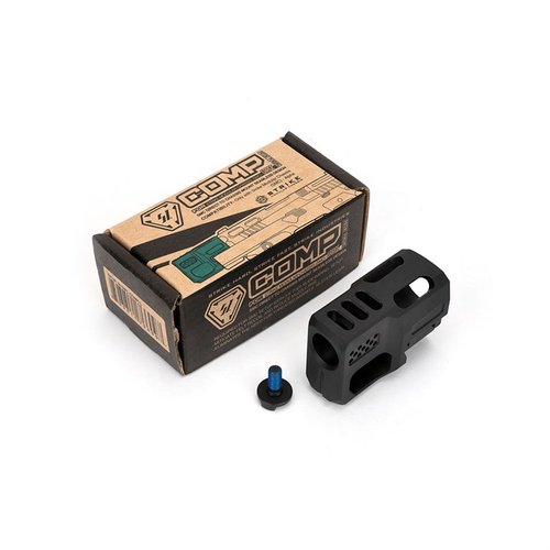 SMC Compensator för SIG SAUER P320 3.9” med enkel installation, ingen trådad pipa krävs, minskar rekyl och muzzlerise, 50 staters laglig.