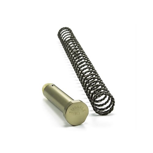 Geissele Super 42 fjädern förbättrar funktionen och tillförlitligheten hos din AR-15 med unik design som minskar energiförlust och risken för fjäderbrott.