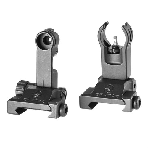 ERATAC® backup-sight erbjuder en robust och lätt design med korrosionsbeständiga material, perfekt för snabba och intuitiva skott under stress.