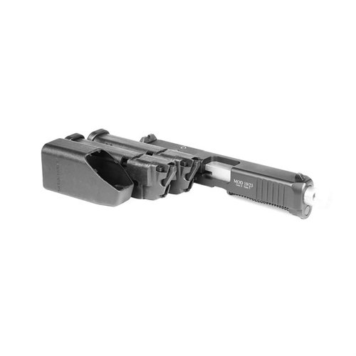 Konvertera din Glock 19/23 Gen 5 till 22lr för billigare skjutningar och träning. Inkluderar två 10-runda magasin och en rangeväska.