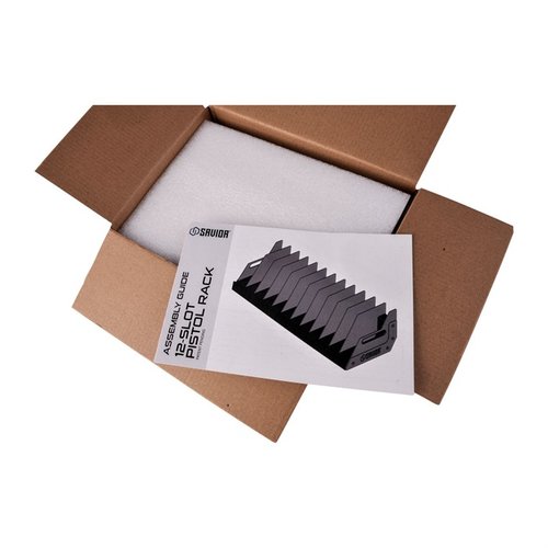 Förvara och transportera pistoler enkelt med denna robusta pistolrack som har breda slots, lätta polymerplattor och dämpande skum för säkerhet.