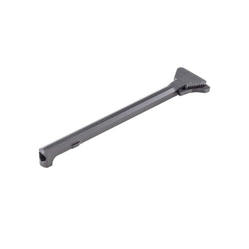 AR-15 RETRO 601 STYLE A1 TRIANGLE CHARGING HANDLE i 6061 Aluminium med anodiserad hård yta, finns i svart eller grå. Perfekt för retro AR-15 byggnader.