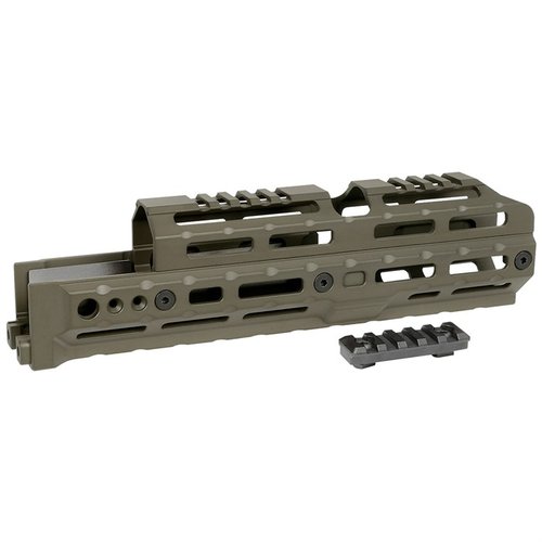 AK Alpha Series M-LOK handguard erbjuder flexibilitet med flera konfigurationer, lättviktsdesign i 6061 aluminium och passar de flesta AKM-vapen utan permanenta modifieringar.