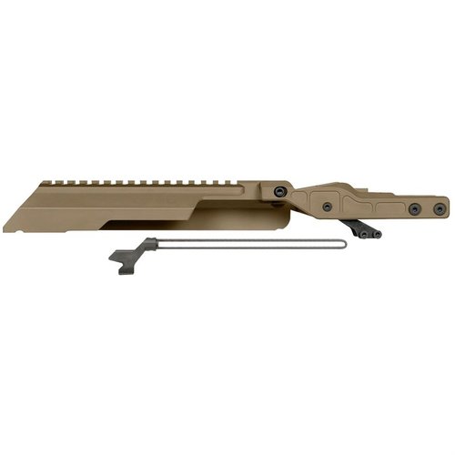 AK Alpha Series Railed Top Cover erbjuder en säker och stabil montering för AK-vapen, utan permanenta modifieringar och med livstidsgaranti.