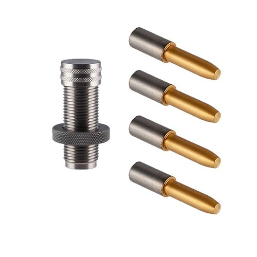 Sinclair TiN Coated Turning Mandrel Kit erbjuder hög precision och slitstyrka, perfekt för halsvändning och att säkerställa koncentriskhet.