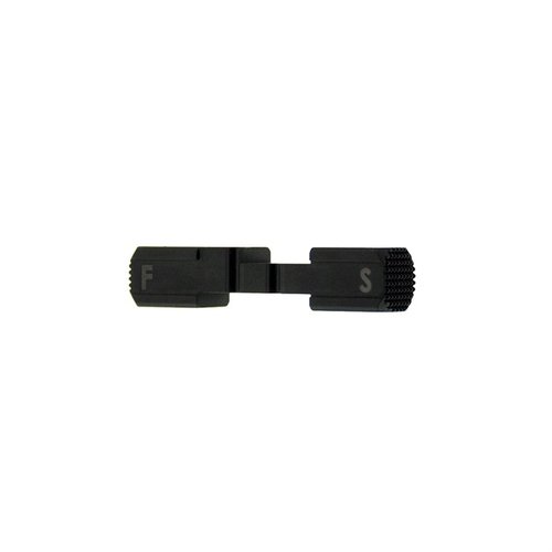 Uppgradera din Steyr AUG® med SBF Safety Selector Switch - ergonomiska, avsmalnade kanter, hållbart aluminium och tydliga indikatorer för Fire och Safe.
