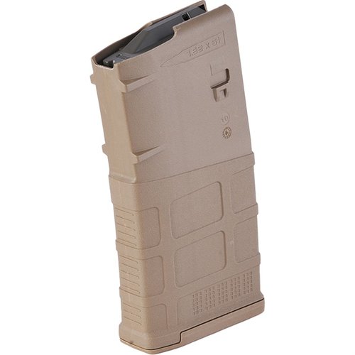 MAGPUL PMAG® LR/SR GEN M3™ är en lätt och pålitlig 10-runds tidning för AR-308, med anti-tilt följare och fläkt botten för enkel hantering och rengöring.