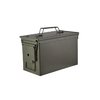 Skydda din ammunition med M2A1 50 Cal Ammo Can! Vattentät, stål, stapelbar och rymmer upp till 34 lbs. Perfekt för förvaring av ammunition och verktyg.
