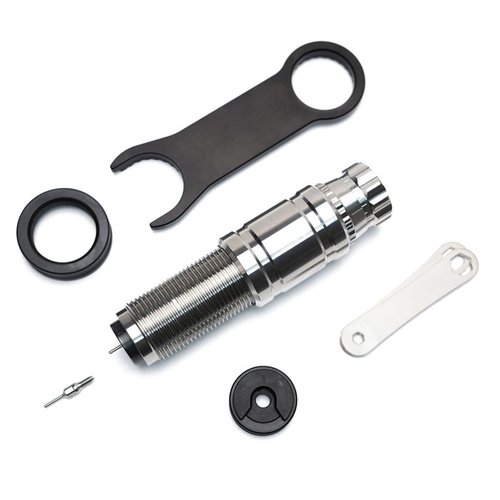 ZERO M-Series Sizing Die erbjuder mikrometerjusterbar headspace, precision mandrels och hydraulisk tryckavlastning för att skapa match-kvalitetsammunition.