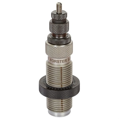 Bushing Full Length Sizing Die kit från Forster innehåller en handpolerad Full Length Bushing Die och tre noggrant utvalda standardbussningar för optimal precision.