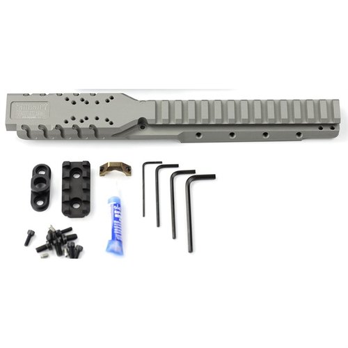 Hannibal Rail för Ruger® Mini-14® och Mini Thirty® möjliggör direkt montering av mikro rödpunkt, har integrerad Picatinny rail och ersätter plast handskydd.