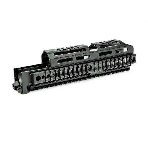 Midwest Industries AK Alpha Series Quad Rail Handguards erbjuder flexibilitet, lättviktsdesign i 6061 Aluminium, och flera QD-fästen för slings.