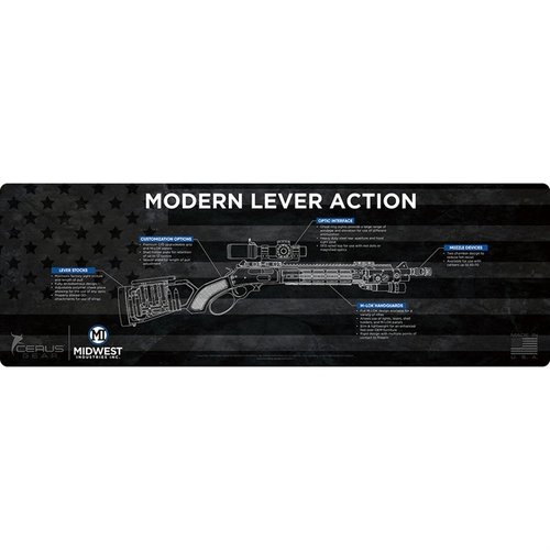 Midwest Industries BENCH MATS är en lätt, slitstark gunmat med en rymlig 36