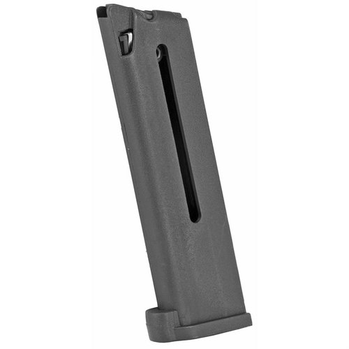 Denna 10-räddars 22 Long Rifle Magazine passar perfekt till 1911 och har en stilren svart finish, vilket gör den till ett utmärkt val för skytte.