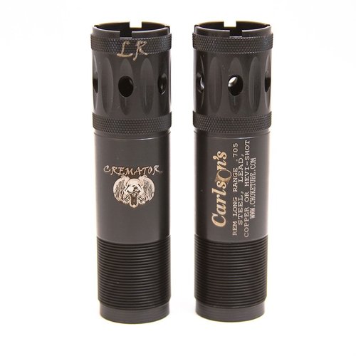 Carlson’s Cremator® Choke Tubes med Triple Shot Technology (TST) ger tätare mönster, mindre pelletdeformation och enkel installation för alla typer av vattenfåglar.