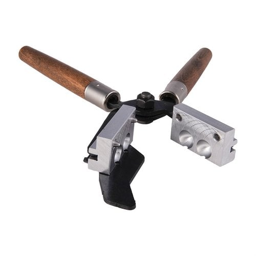 LEE PRECISION MUZZLELOADER ROUND BALL DOUBLE CAVITY MOLDS ger högkvalitativa 0.575" rundkulor utan oönskade sprue-nibbar, med handtag och sprue-platta inkluderade.