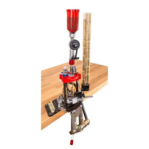 SIX PACK PRO PRESS KIT erbjuder automatisk matning, pålitlig priming och snabb patronbyte, perfekt för både pistol och gevär.