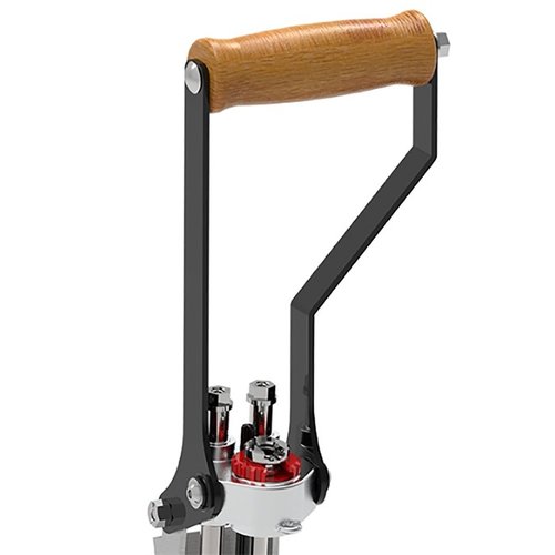 Uppgradera din App press med LEE PRECISION Roller handle kit för en ergonomisk hardwood-handtag och specialdesignade stålspakar för bättre komfort och kontroll.