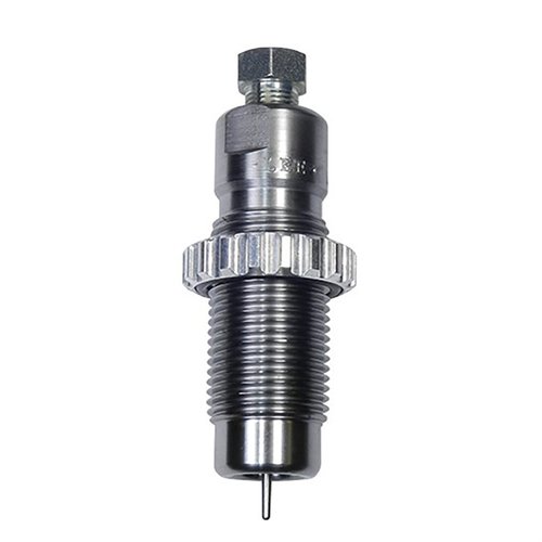 Full-length sizing die från LEE Precision återställer hela hylsan till rätt dimensioner, tar bort bulor och passar alla gevär i samma kaliber.