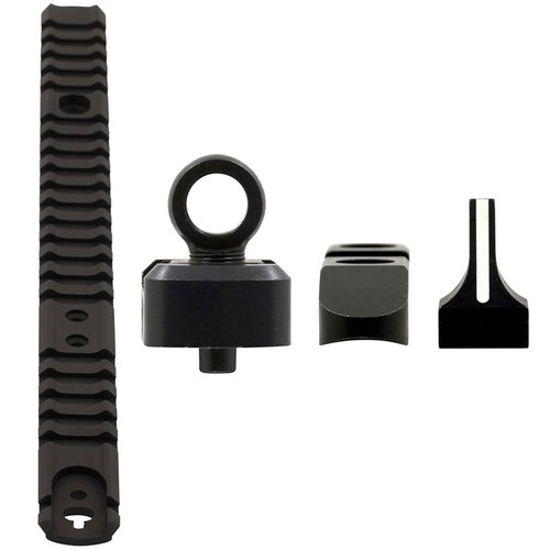 XS Lever Rail Ghost Ring WS uppgraderar Rossi R95 med en lätt aluminiumrail för optik, justerbara Ghost Ring sikten och en synlig vit frontpost.