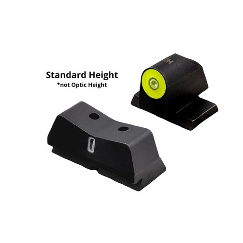 DXT2 Big Dot Night Sights ger överlägsen sikt i alla ljusförhållanden, med högkontrast front och tritium för optimal fokus på hotet.