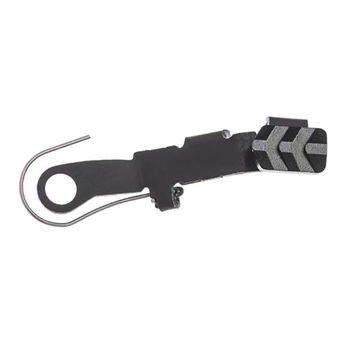 Uppgradera din Glock med en CNC-bearbetad Extended Slide Release som ger bättre grepp och enkel användning, perfekt för både dold bärning och tävling.