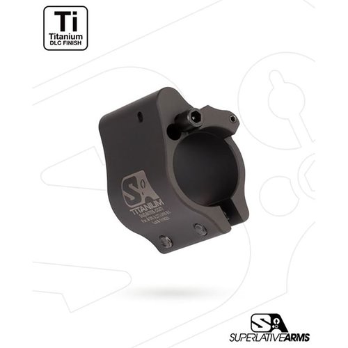Superlative Arms AR-15 Clamp On Justerbar Gas Block erbjuder renare drift, reducerad rekyl och säker gasjustering utan kolavlagringar.