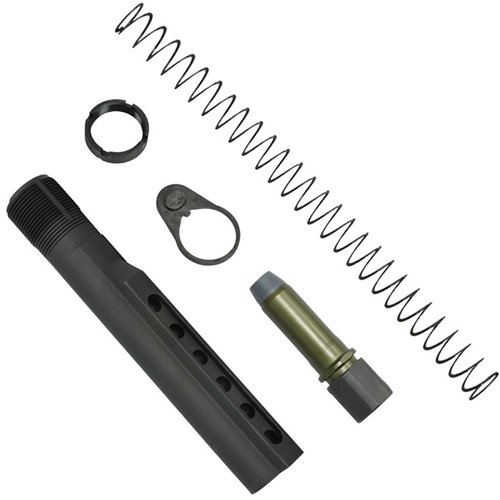 K-SPEC AR-15 Heavy Buffer Tube Kit erbjuder överlägsen rekylhantering med en innovativ kompressionssystem, flatwire fjäder och mil-spec carbine buffer tube.