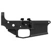 M4E1 PRO Stripped Lower Receiver är ambidextrös, tillverkad av 7075-T6, med förinstallerade komponenter och unik nummerering, perfekt för byggare.