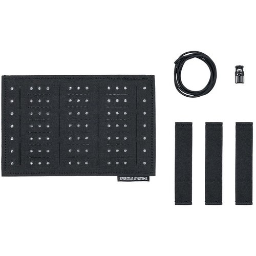 Spiritus Systems Configurable Med Tray Mk2 är en modulär insats med justerbara elastiska remmar för effektiv organisering av små föremål i din pouch.