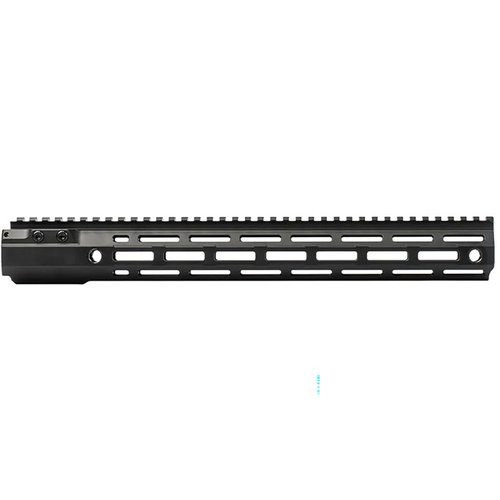 Aero Precision MOD 4 handguard erbjuder robust 6061-T6 aluminiumkonstruktion, 7-sidig M-LOK™, och förstärkta QD-fästen för optimal prestanda och anpassning.