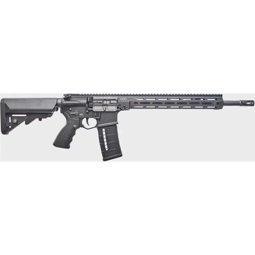 MARS-L MRP 5.56X45 NATO erbjuder en unik monolitisk railplattform, ambidextrösa funktioner och en 16" kromad pipa för snabb och exakt skjutning.