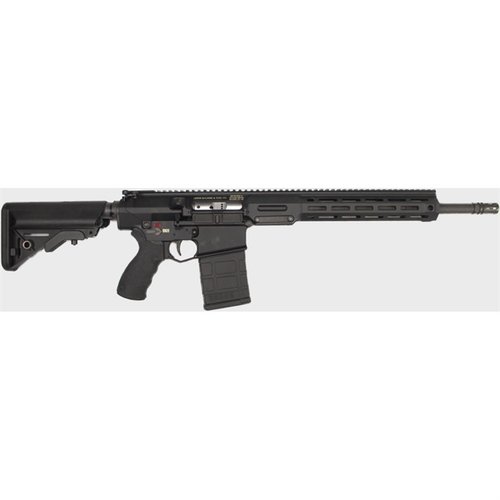 MARS-H 7.62X51 NATO är en mångsidig semi-automatisk jaktkarbin med en 16" kromad pipan, tvåstegs avtryckare och LMT:s patenterade MRP™ plattform.