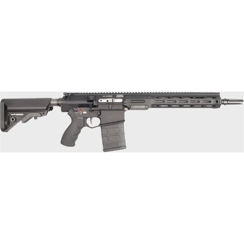 MARS-H Battle Rifle 7.62x51 NATO erbjuder en lätt 13.5" pipa, ambidextrösa funktioner och en unik monolitisk railplattform för snabb barrelbyte.