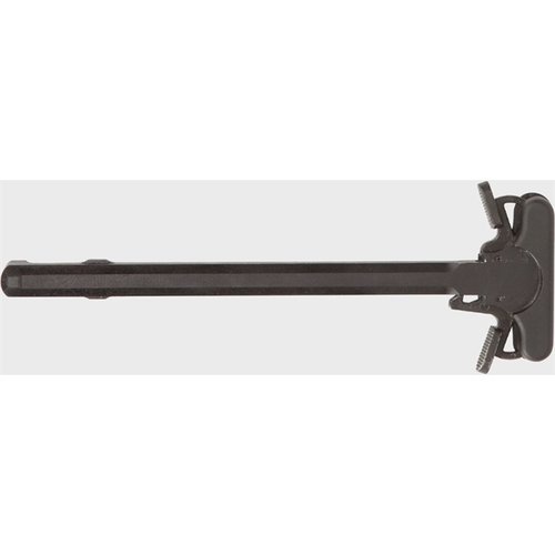 AMBIDEXTROUS 5.56MM CHARGING HANDLE med förbättrad Tactical Latch och dead stop-latchar för bättre ergonomi och hantering, perfekt för moderna sportvapen.