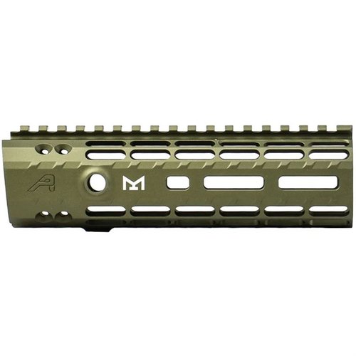 Aeros Enhanced M-LOK handguard erbjuder en lättviktsdesign med fri flytande konstruktion, anti-rotationstabs och snabbkoppling för AR15, perfekt för ditt bygge.