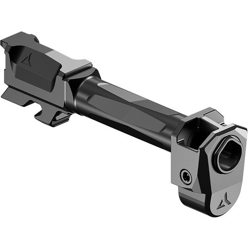 AFTERBURNER + RAMJET för Glock 43 erbjuder överlägsen recoil-reduktion och matchklass noggrannhet, med enkel installation och hög hållbarhet.