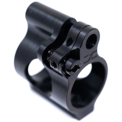 Faxon Low Profile Justerbart Gasblock ger optimal kontroll och pålitlighet med 14 inställningar, anti-fouling design och säker montering för AR-15.