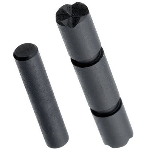 Uppgradera din Glock Gen 5 med TYRANT CNC:s enhanced takedown pins i rostfritt stål, tillgängliga i svart krom eller guld för ökad hållbarhet och prestanda.