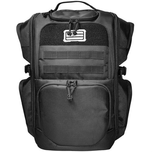 1680D TACTICAL BACKPACK har en slitstark konstruktion, ett fullt öppningsbart huvudfack, en laptopficka och flera externa fickor för optimal funktionalitet.