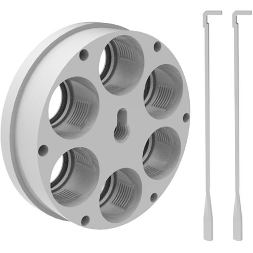 ULTIMATE TOOL CARRIER för Ultimate Turret Press erbjuder precisionstillverkade 4-, 5- och 6-håls alternativ för enkel användning med Lee Breech lock bushing.