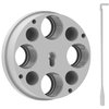 ULTIMATE TOOL CARRIER för Ultimate Turret Press är precisionsmaskinerad och har plats för 4, 5 eller 6 dies, kompatibel med Lee Breech lock bushing.