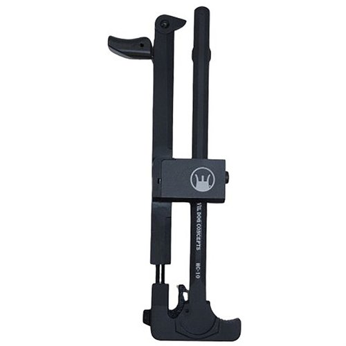 Uppgradera din AR-10/AR-308 med HC-10 Side Charging Handle för ergonomisk hantering, enkel installation och justerbarhet för olika vapentyper.